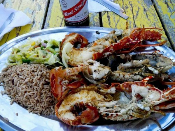 Jerk Whole Spiny Caribbean Lobster Tails (Grilled or Oven Baked Cayman Style)