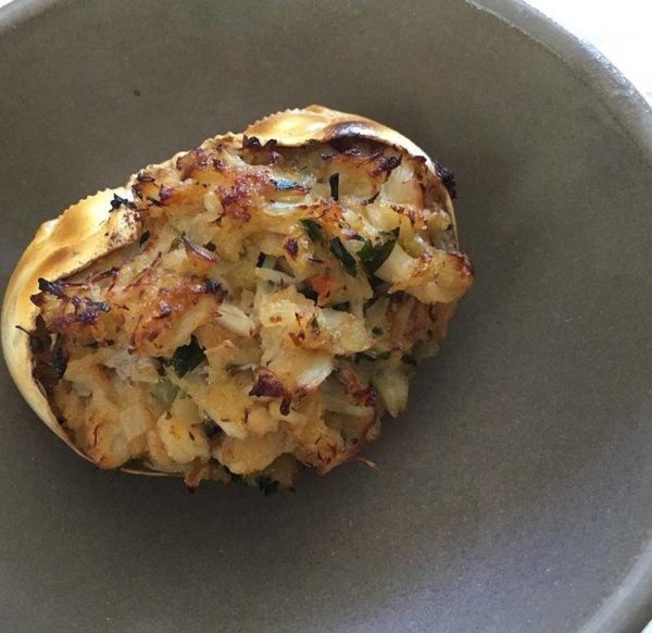 Baked Stuffed Crab Back (Land crabs) Cayman Style