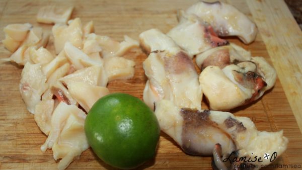 Peppered Coconut Conch (Cayman Style)