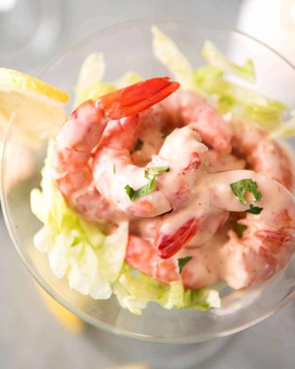 Cayman "Calypso Rose" Shrimp Cocktail (Mayonnaise Sauce)