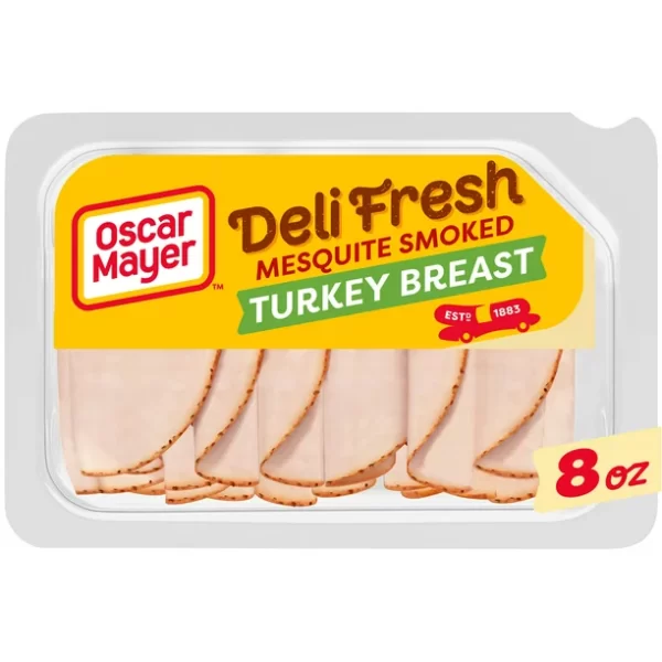 Oscar Mayer Deli Fresh Mesquite Smoked Turkey Breast 8 Oz