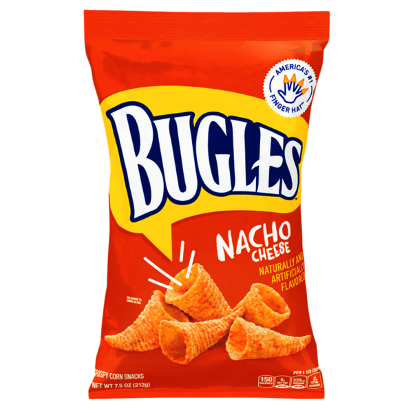 BUGLES NACHO CHEESE 7.5OZ/8