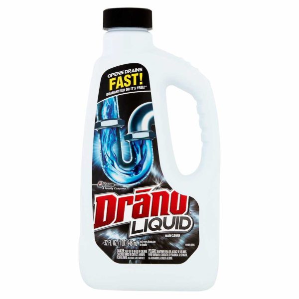 DRANO LIQUID CLOG REMOVER 32OZ/12