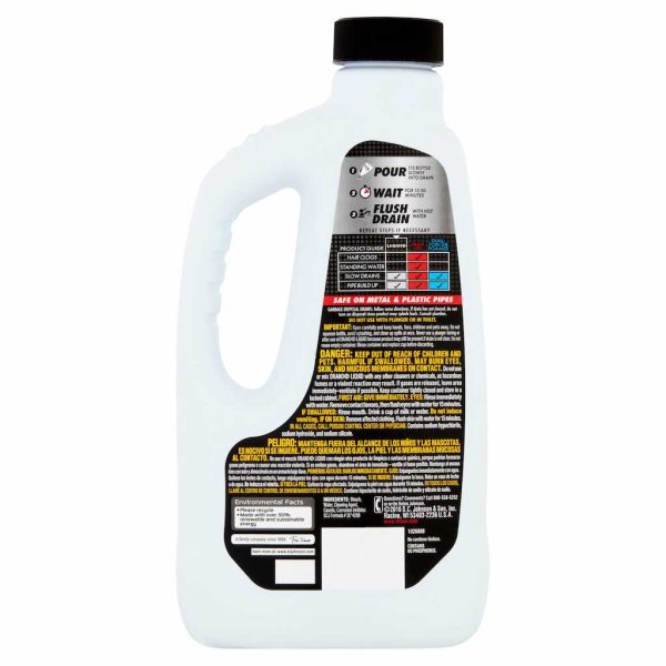 DRANO LIQUID CLOG REMOVER 32OZ/12