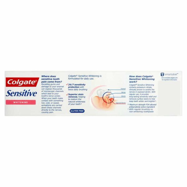 COLGATE SENS WHITE T/P 6OZ/1