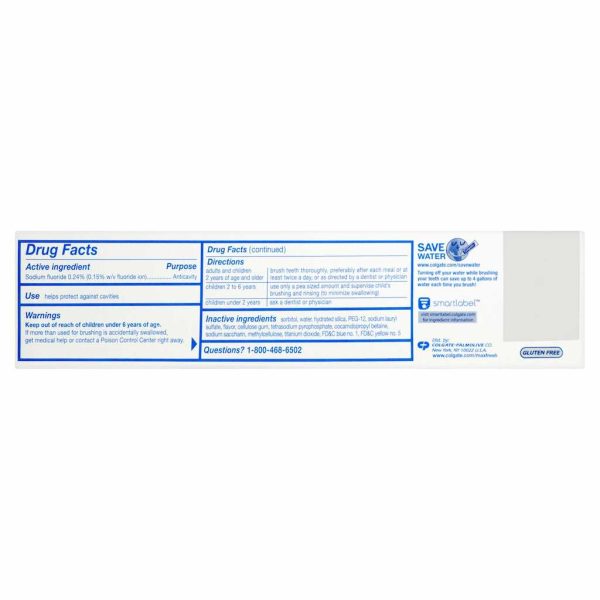 COLGATE MXFRSH T/P CLEAN MINT 6OZ/1