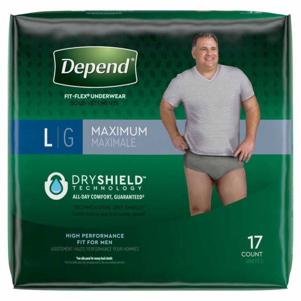 DEPEND FIT FLEX MALE L 17CT/1