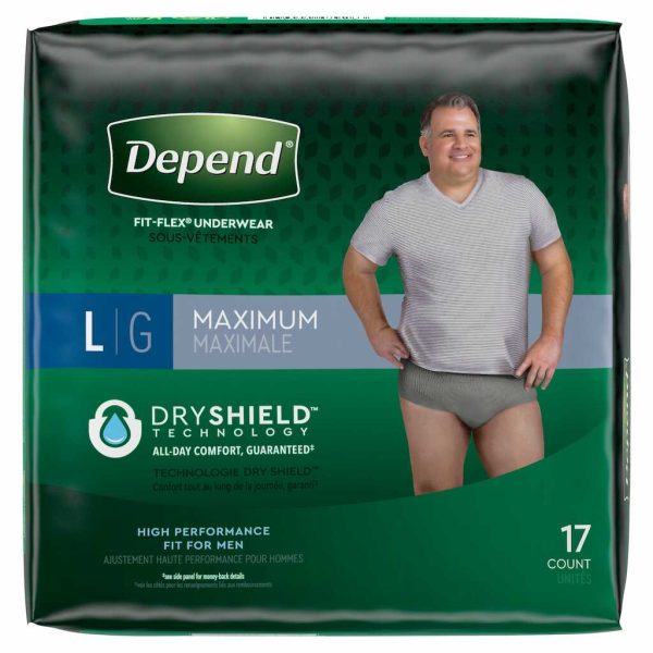 DEPEND FIT FLEX MALE L 17CT/1