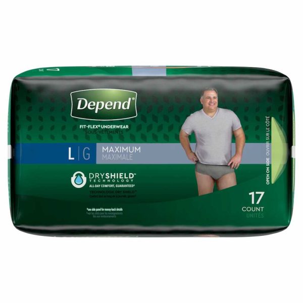 DEPEND FIT FLEX MALE L 17CT/1