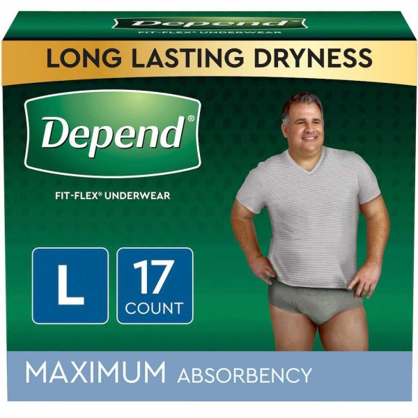 DEPEND FIT FLEX MALE L 17CT/1