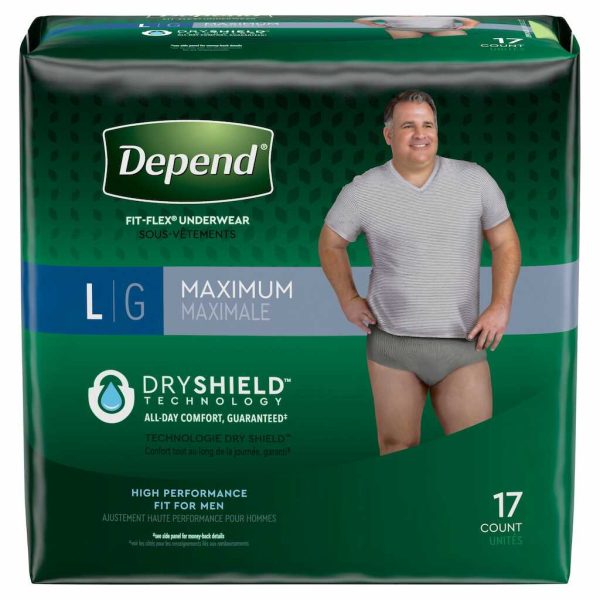 DEPEND FIT FLEX MALE L 17CT/1