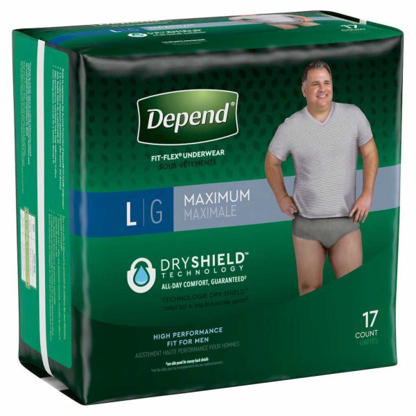 DEPEND FIT FLEX MALE L 17CT/1