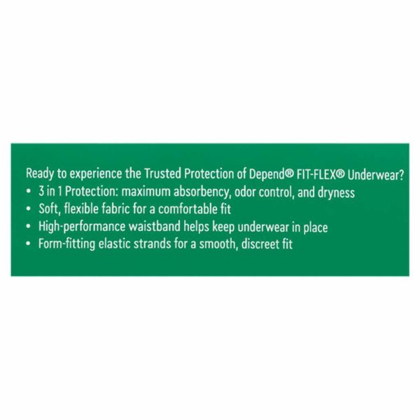 DEPEND FIT FLEX FEMALE XL 15CT/1