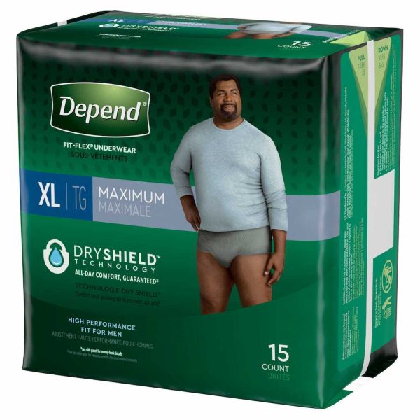 DEPEND FIT FLEX FEMALE XL 15CT/1