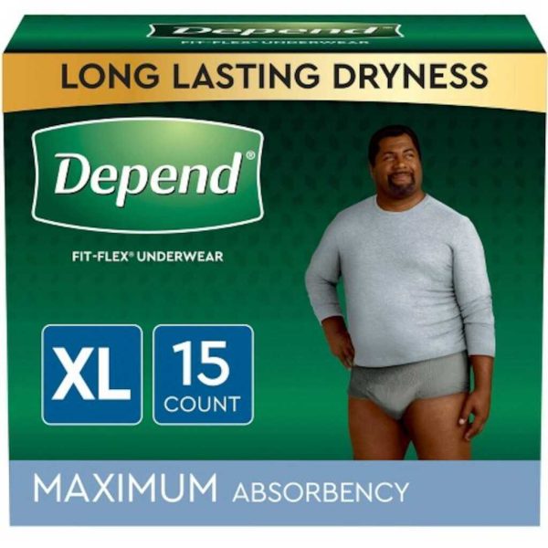 DEPEND FIT FLEX MALE XL 15CT/1