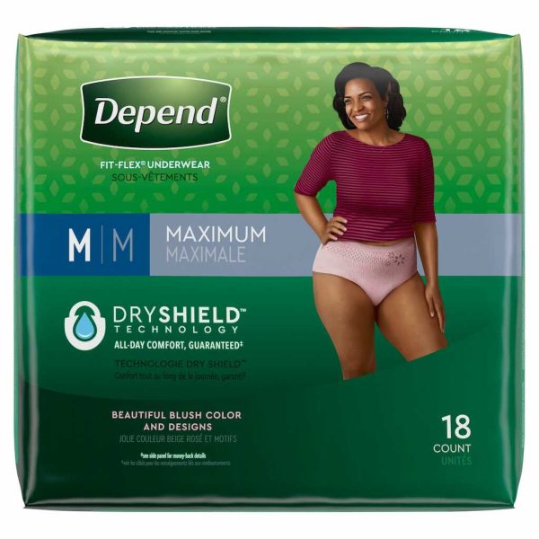 DEPEND FIT FLEX FEMALE M 18CT/1