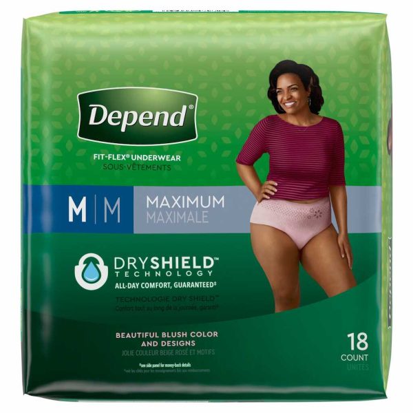 DEPEND FIT FLEX FEMALE M 18CT/1