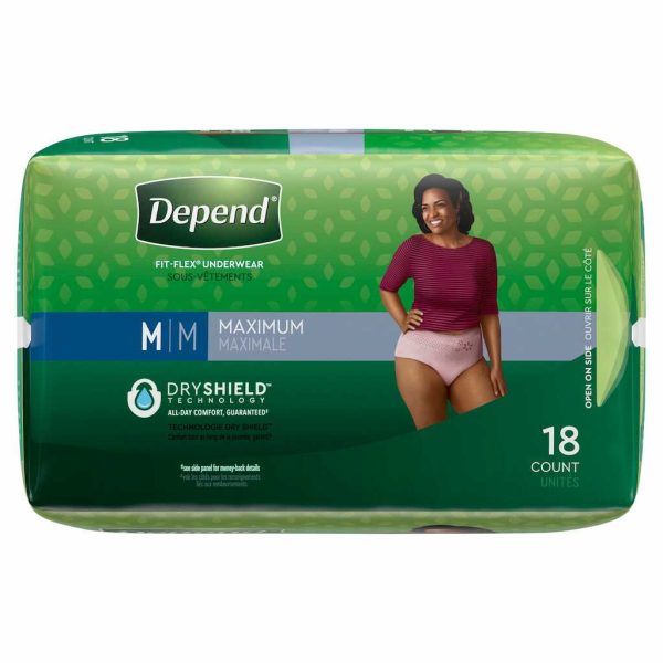 DEPEND FIT FLEX FEMALE M 18CT/1