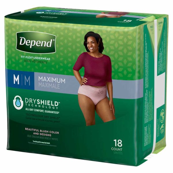 DEPEND FIT FLEX FEMALE M 18CT/1