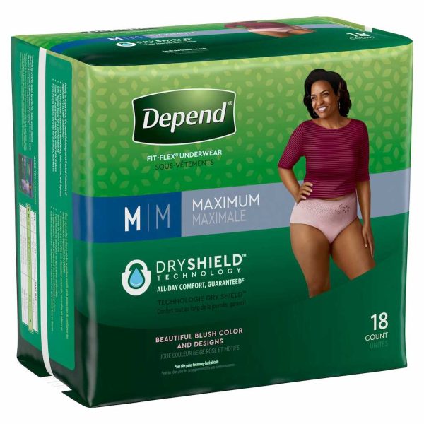 DEPEND FIT FLEX FEMALE M 18CT/1