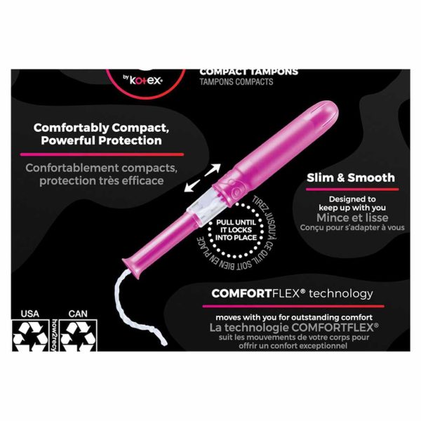 KOTEX U TAMPONS SUPER CLICK APPLICATOR 16CT