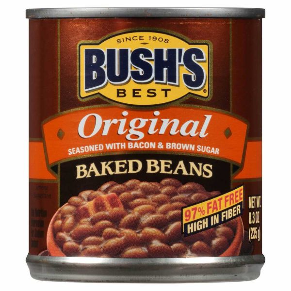 BUSH BAKED BEANS 8.3OZ/12