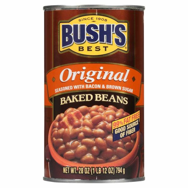 BUSH BAKED BEANS 28OZ/12