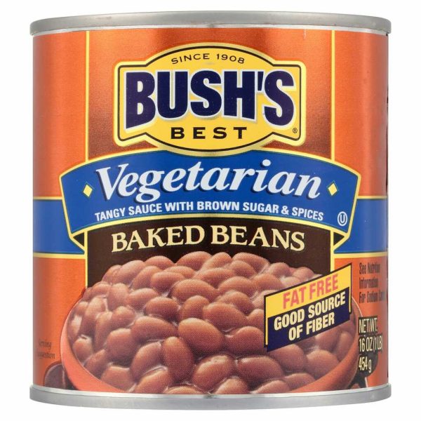 BUSH BAKED BEANS VEGETARIAN 16OZ/12