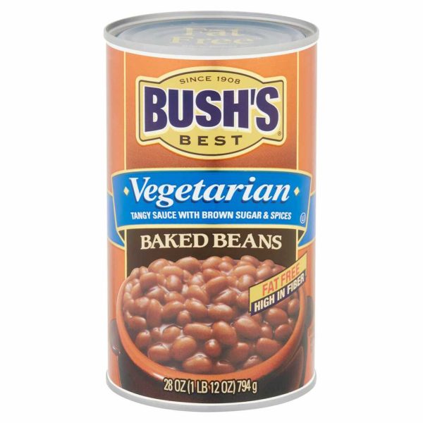 BUSH BAKED BEANS VEGETARIAN 28OZ/12