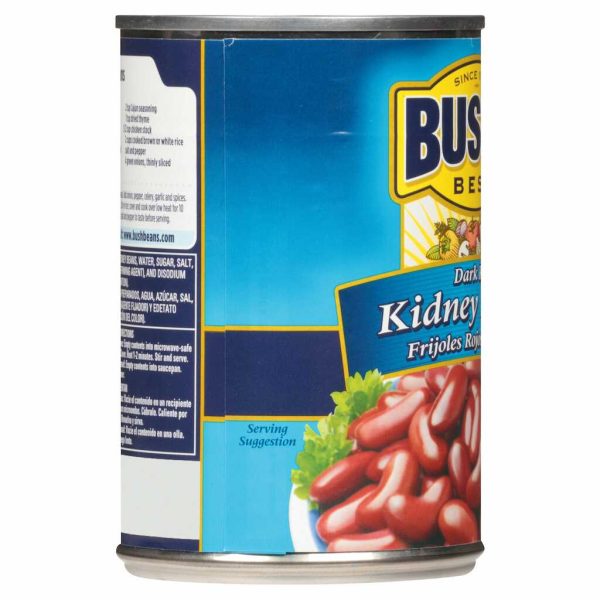 BUSH DARK RED KIDNEY BEANS 16OZ/12