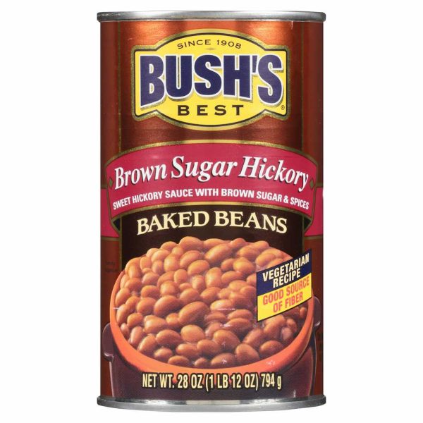 BUSH BEANS BROWN SUGAR 28OZ/12