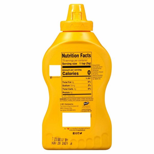 FRENCHS YELLOW MUSTRD 14OZ/16