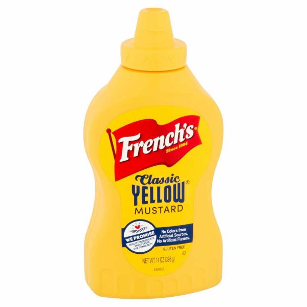 FRENCHS YELLOW MUSTRD 14OZ/16