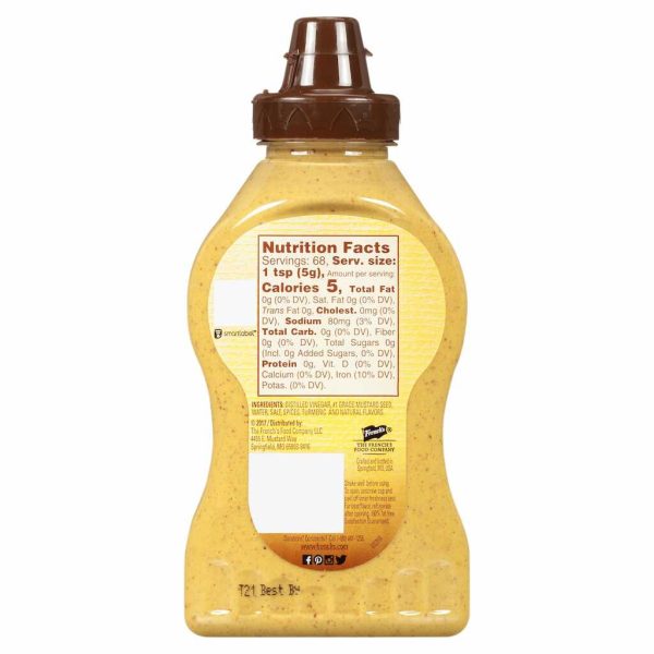 FRENCHS SPCY BROWN MUSTARD 12OZ/12