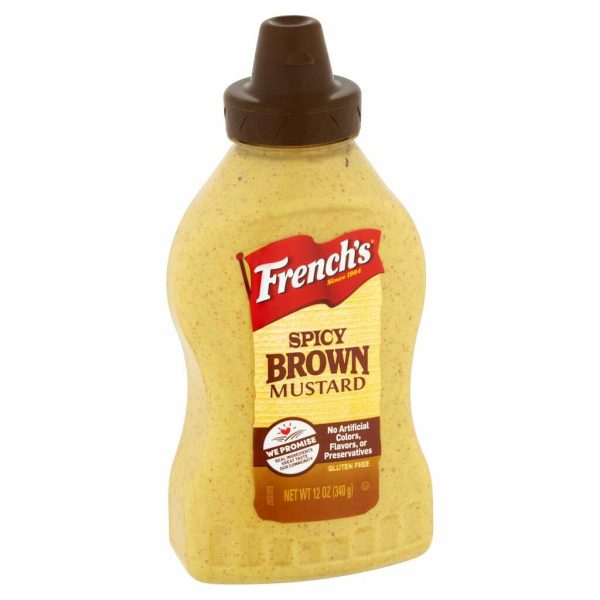 FRENCHS SPCY BROWN MUSTARD 12OZ/12