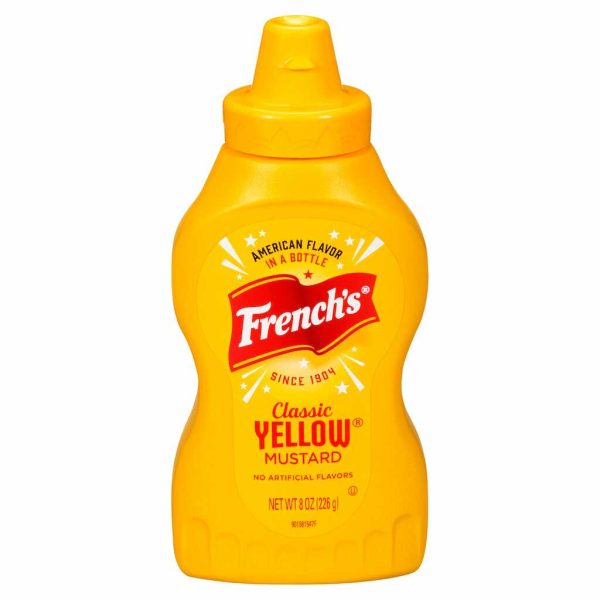 FRENCHS YELLOW MUSTARD 8OZ/20