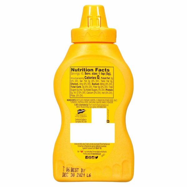 FRENCHS YELLOW MUSTARD 8OZ/20