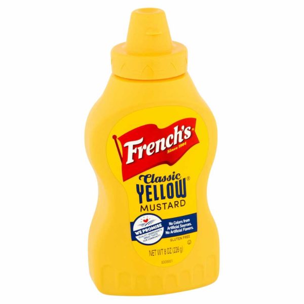 FRENCHS YELLOW MUSTARD 8OZ/20