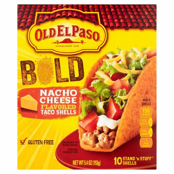 ELPASO SNS NACHO CH TACO SHEL 10CT/6