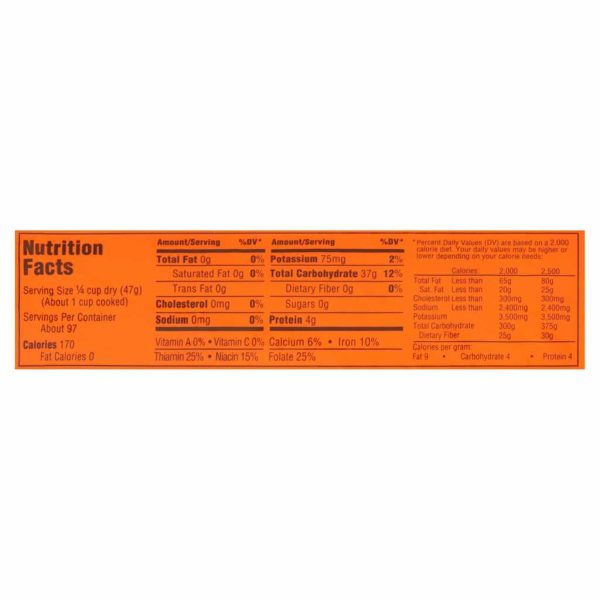 BEN'S ORG CONV ORIGINAL RICE 10LB/4