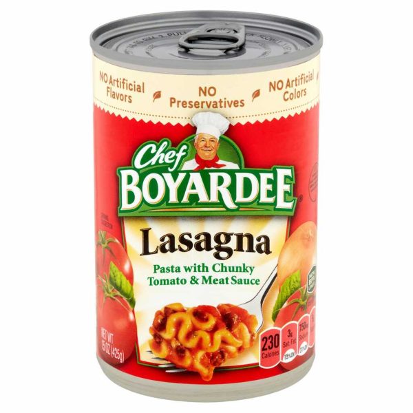 CHEF BOY LASAGNA CAN 15OZ/24