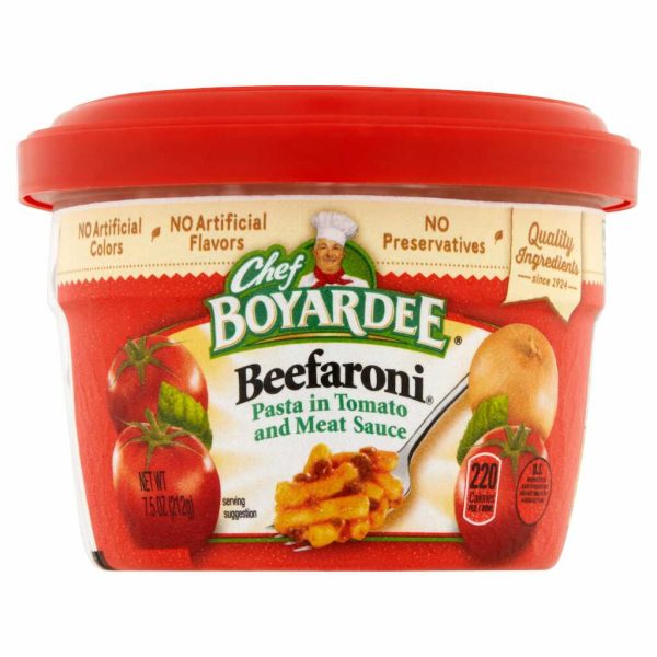 CHEF BOY BEEFARONI MICROWAVE 7.5OZ/12