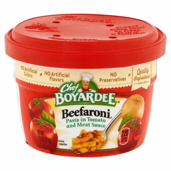 CHEF BOY BEEFARONI MICROWAVE 7.5OZ/12