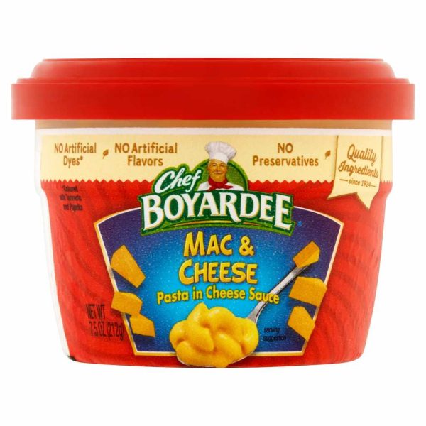 CHEF BOY MAC CHEESE MICROWAVE 7.5OZ/12