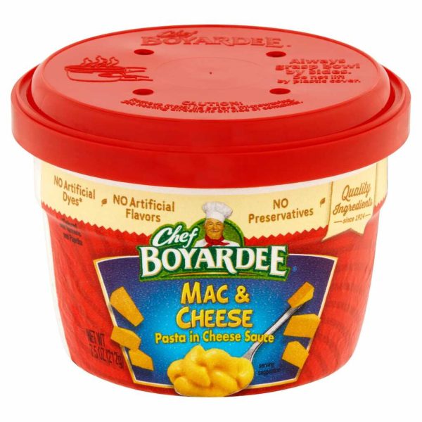 CHEF BOY MAC CHEESE MICROWAVE 7.5OZ/12