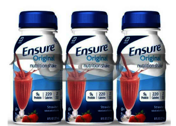 ENSURE STRAWBERRY SHAKE 8oz / 24 case