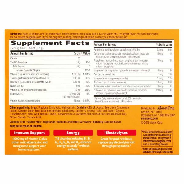 EMERGEN C RASPBERRY 30CT/1