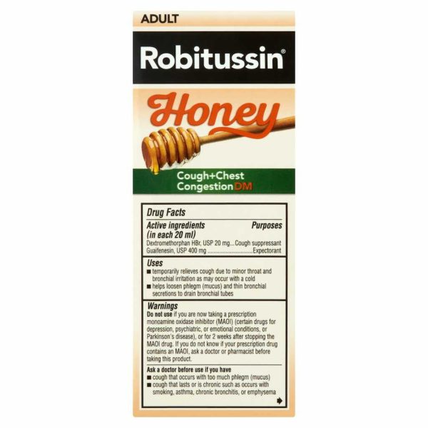 R TUSSIN HONEY COUGH CHEST CON 4OZ/1
