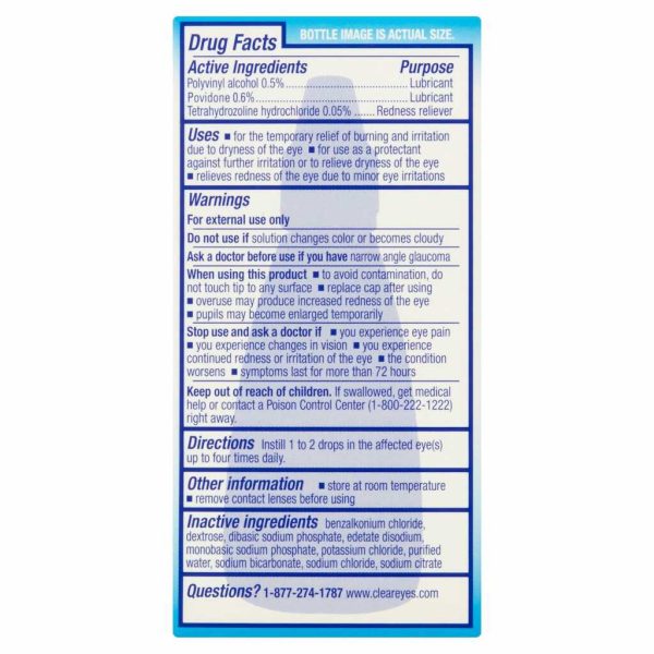 CLEAR EYES TRIPLE ACTION MOIST 0.5OZ/1