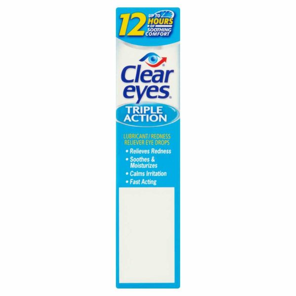 CLEAR EYES TRIPLE ACTION MOIST 0.5OZ/1